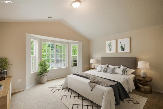 1988 NE 54th Way, Hillsboro, OR 97124 - bedroom featuring carpet, lofted ceiling, and baseboards