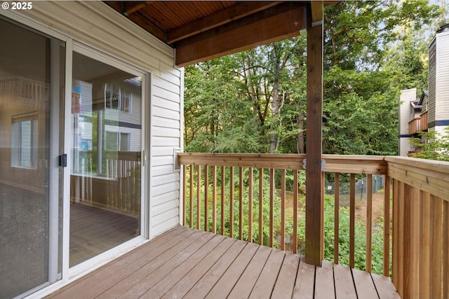 5130 SW Multnomah Blvd Unit H, Portland, OR 97219 - view of deck