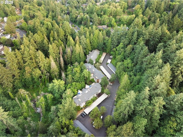 5130 SW Multnomah Blvd Unit H, Portland, OR 97219 - aerial overview of property's location with a forest