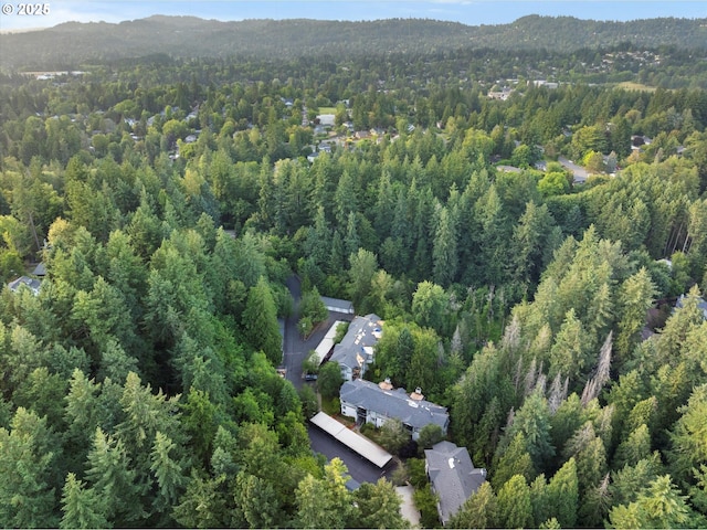 5130 SW Multnomah Blvd Unit H, Portland, OR 97219 - aerial overview of property's location with mountains