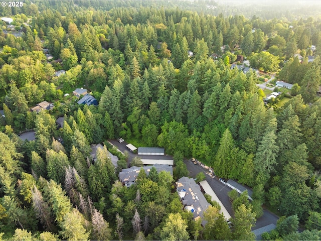5130 SW Multnomah Blvd Unit H, Portland, OR 97219 - aerial overview of property's location featuring a heavily wooded area