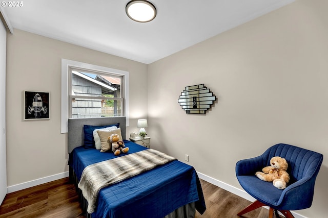 5414 SE 97th Ave, Portland, OR 97266 - bedroom with baseboards and wood finished floors