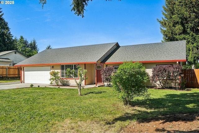 4702 NE 49th Ave, Vancouver, WA 98661 - view of front of home featuring a garage, concrete driveway, and roof with shingles