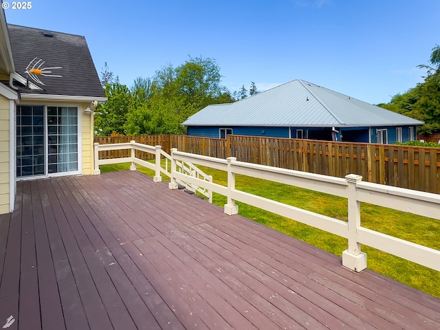 1689 Huckleberry Dr, Seaside, OR 97138 - view of wooden deck