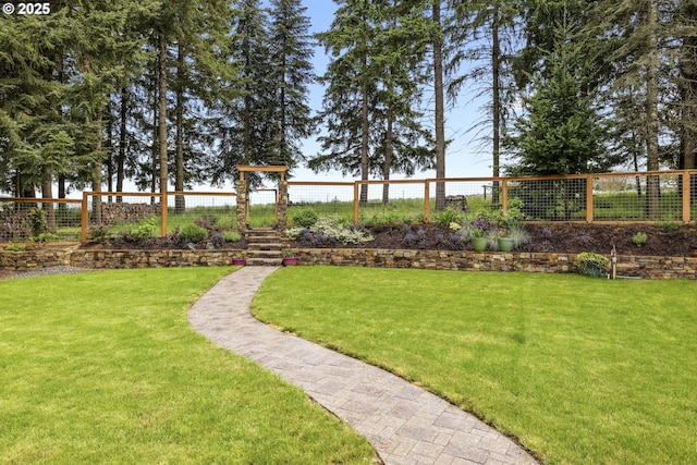 view of yard