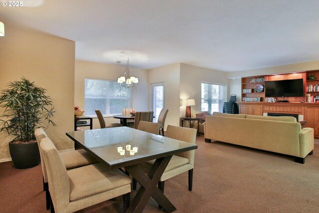 1500 SW Park Ave, Portland, OR 97201 - carpeted dining room with a chandelier