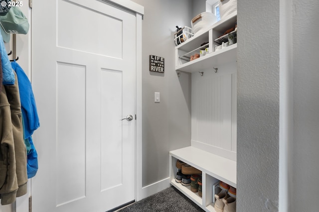 view of mudroom