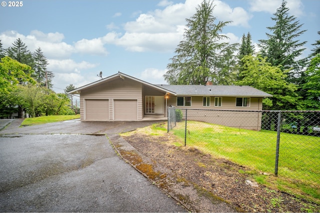 1339 SW 27th Ct, Gresham, OR 97080 - ranch-style home featuring asphalt driveway, a garage, and a chimney