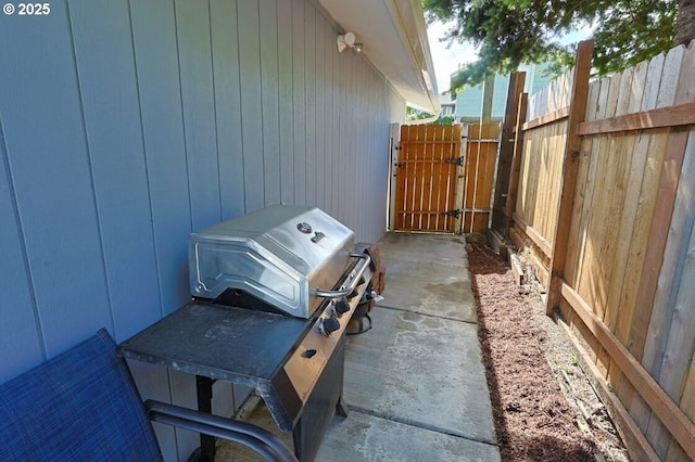 929 S 7th St, Coos Bay, OR 97420 - view of patio with a gate and area for grilling