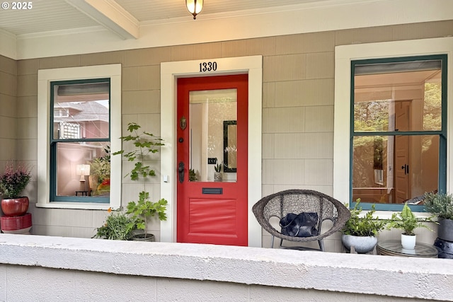 1330 SE 14th Ave SE, Portland, OR 97214 - doorway to property with covered porch