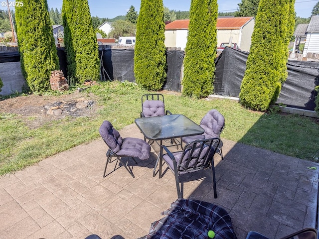 410 E Yacolt Rd, Yacolt, WA 98675 - view of patio / terrace with outdoor dining area