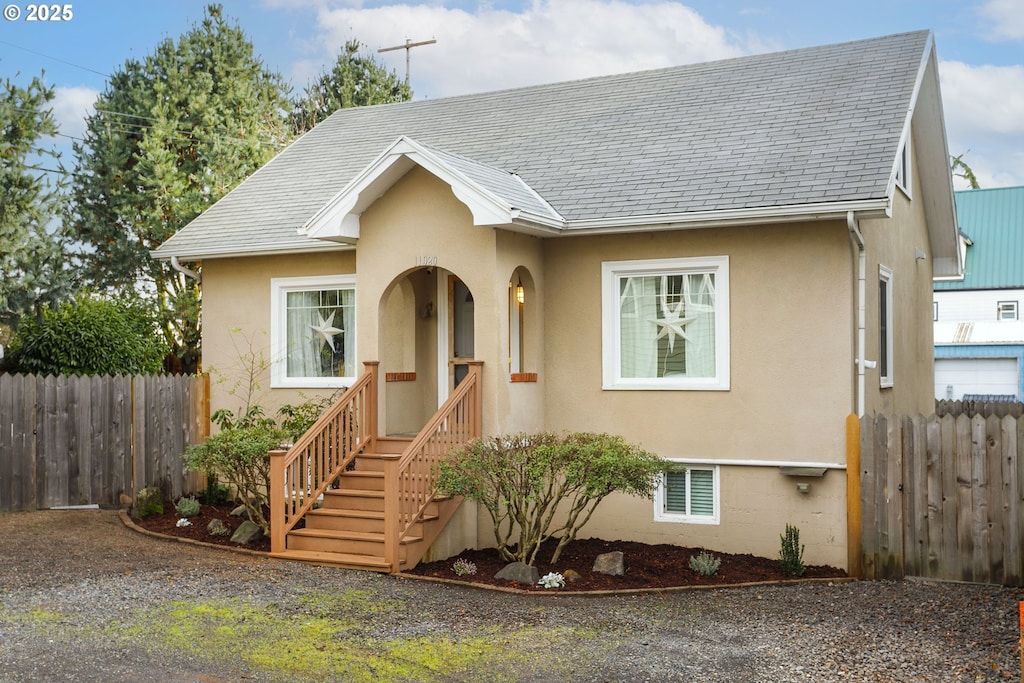 view of front of home