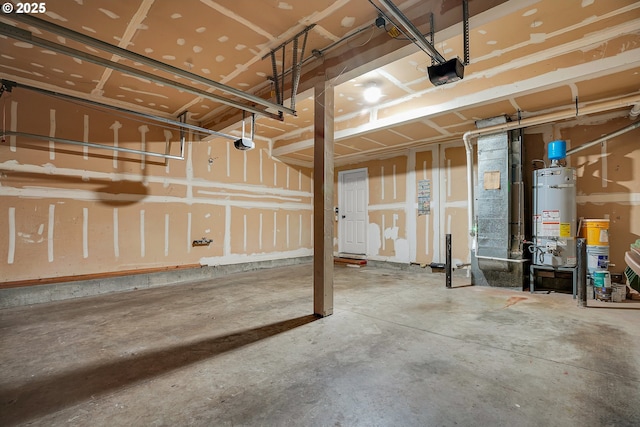 4698 Black Forest Ct, Lake Oswego, OR 97035 - garage featuring secured water heater and a garage door opener