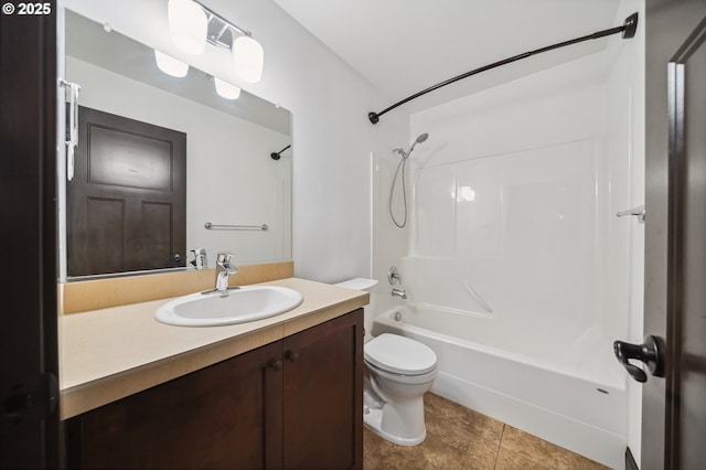 1904 SW 144th Ave, Beaverton, OR 97005 - full bath featuring tile patterned floors, shower / bathing tub combination, vanity, and toilet