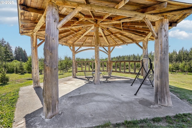 52135 E Terra Fern Dr, Sandy, OR 97055 - view of patio / terrace with a gazebo
