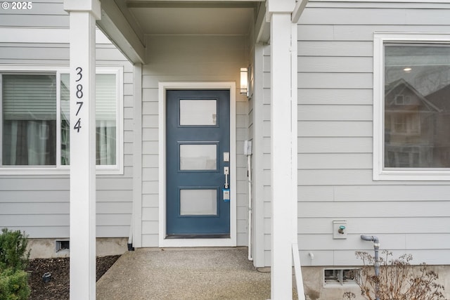 view of entrance to property