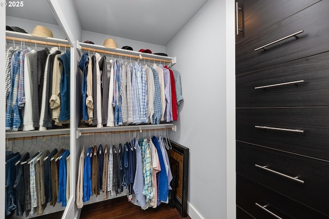 48 Eagle Crest Dr Unit 4A, Lake Oswego, OR 97035 - walk in closet with wood finished floors