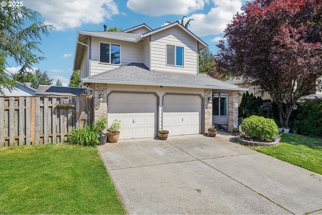 4055 NE 13th Ter, Gresham, OR 97030 - traditional-style house featuring an attached garage, a shingled roof, and concrete driveway