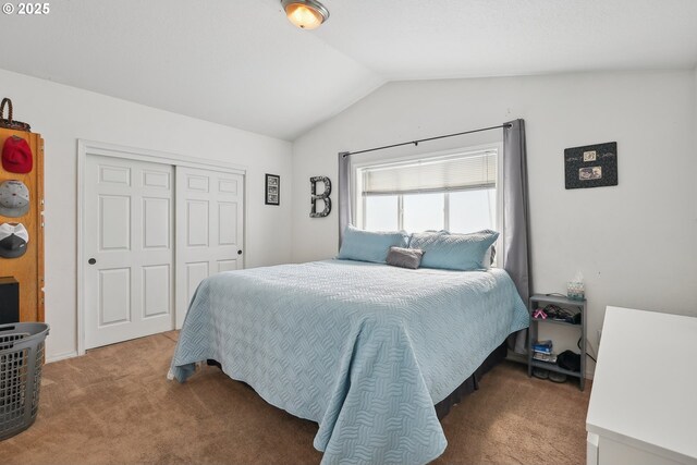 12631 SE Division St, Portland, OR 97236 - carpeted bedroom with a closet and lofted ceiling