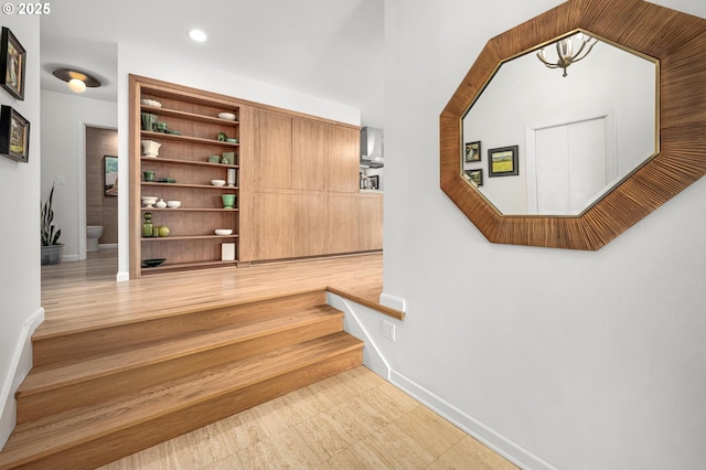 2631 SW Sherwood Dr, Portland, OR 97201 - interior space featuring baseboards and recessed lighting