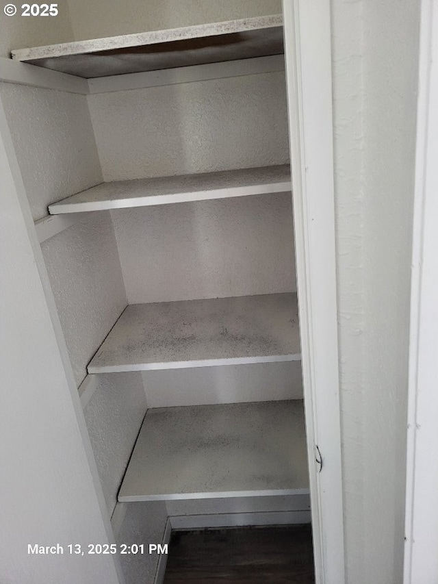 view of closet
