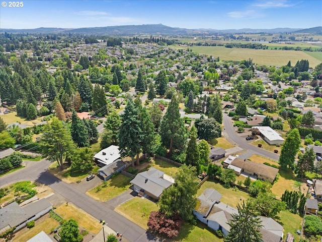 620 Sky Ln, Forest Grove, OR 97116 - aerial view of property and surrounding area with a mountainous background