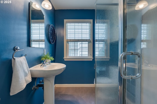 7067 N Dwight Ave, Portland, OR 97203 - bathroom featuring a shower stall