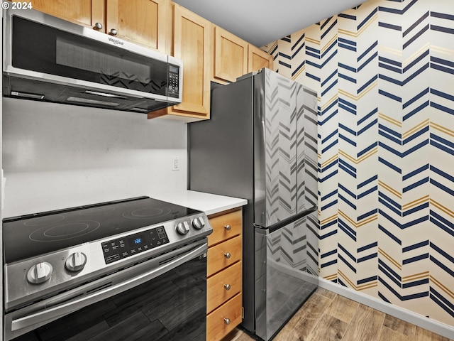 kitchen featuring appliances with stainless steel finishes