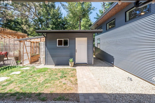 2345 Deady St, Port Orford, OR 97465 - view of outbuilding featuring an outbuilding