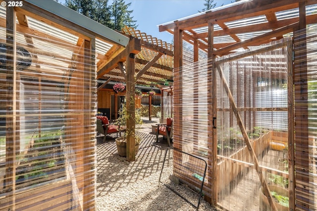 2345 Deady St, Port Orford, OR 97465 - view of patio featuring a pergola