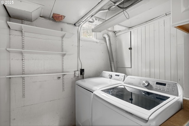 4715 N Willamette Blvd, Portland, OR 97203 - washroom featuring washing machine and clothes dryer