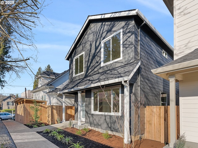 view of front of home