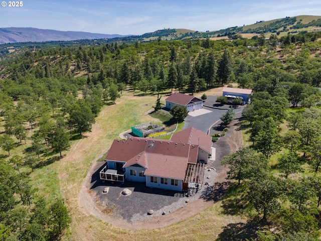 6065 Cherry Heights Rd, The Dalles, OR 97058 - view of subject property featuring a mountain backdrop and a forest