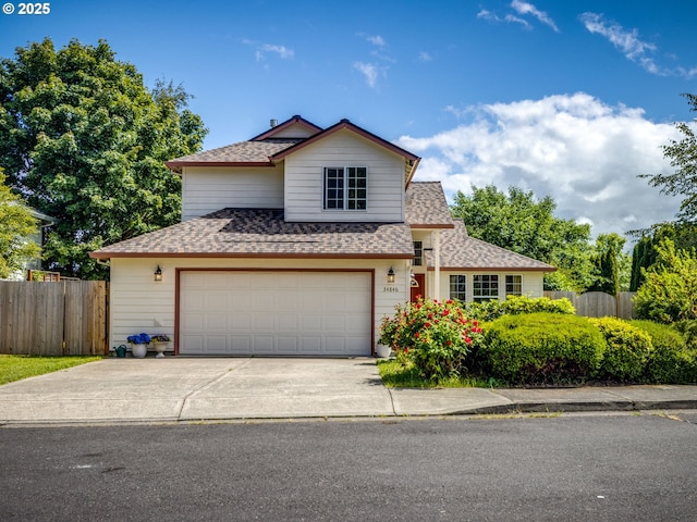 34846 Westboro Way, Saint Helens, OR 97051 - traditional-style home with a shingled roof, driveway, and an attached garage