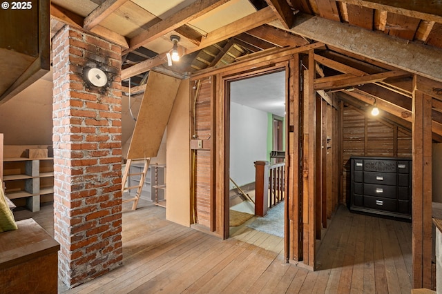 721 Columbia Blvd, Saint Helens, OR 97051 - unfinished attic featuring an upstairs landing