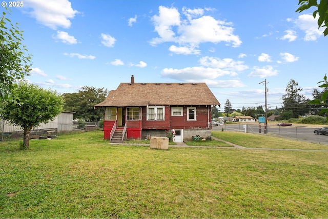 721 Columbia Blvd, Saint Helens, OR 97051 - back of property with a chimney and a shingled roof