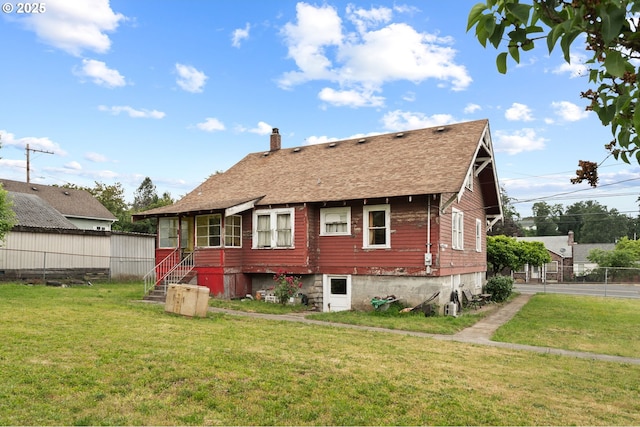 721 Columbia Blvd, Saint Helens, OR 97051 - back of house featuring a chimney and a shingled roof