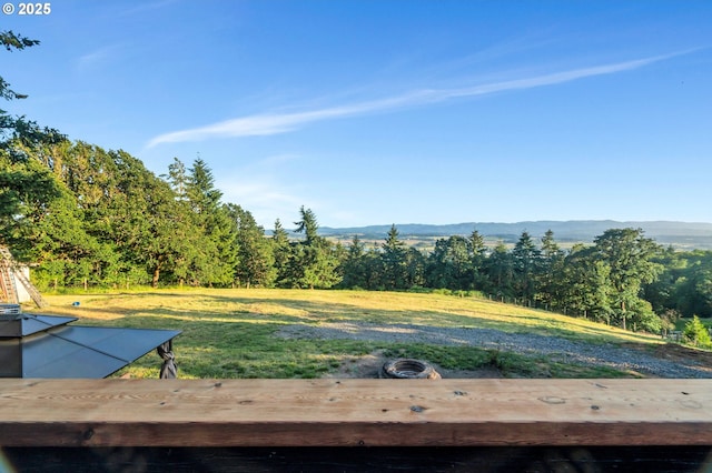 20700 SW Cherry Hill Rd, Sheridan, OR 97378 - view of grassy yard with a forest view