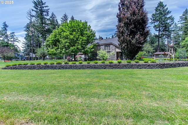 view of yard