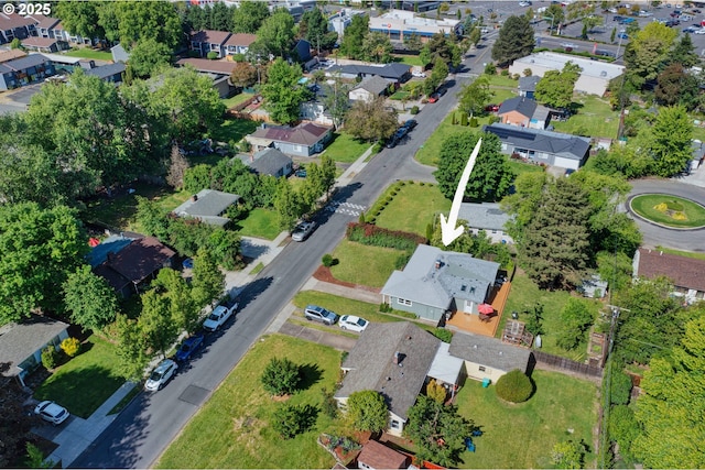 12545 SW Fairfield St, Beaverton, OR 97005 - aerial view of property and surrounding area featuring nearby suburban area