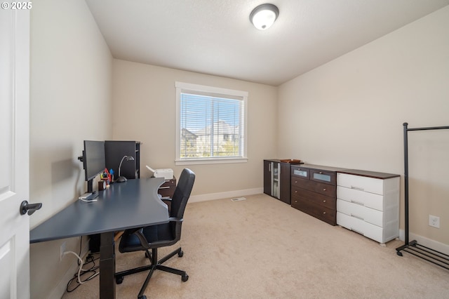 13372 SW Aubergine Ter, Sherwood, OR 97140 - office area with baseboards and carpet flooring