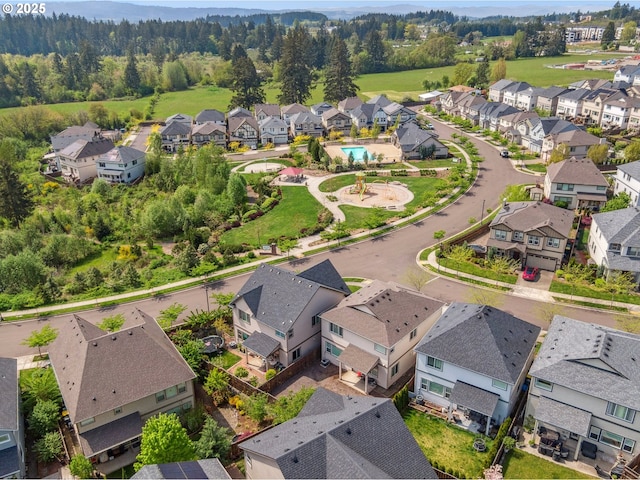 13372 SW Aubergine Ter, Sherwood, OR 97140 - aerial view featuring a residential view and a view of trees