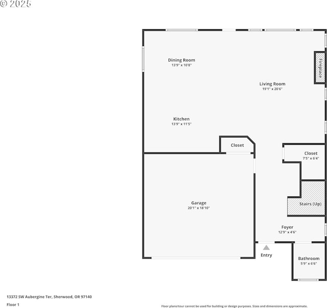 13372 SW Aubergine Ter, Sherwood, OR 97140 - plan