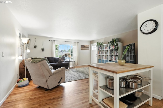 3216 Oakcrest Dr, Forest Grove, OR 97116 - living room featuring wood finished floors and baseboards