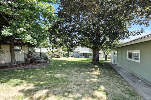 3216 Oakcrest Dr, Forest Grove, OR 97116 - view of green lawn featuring a playground