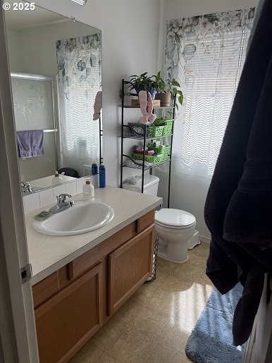 217 NE 146th Ave, Portland, OR 97230 - full bath with vanity, toilet, and a shower with shower door