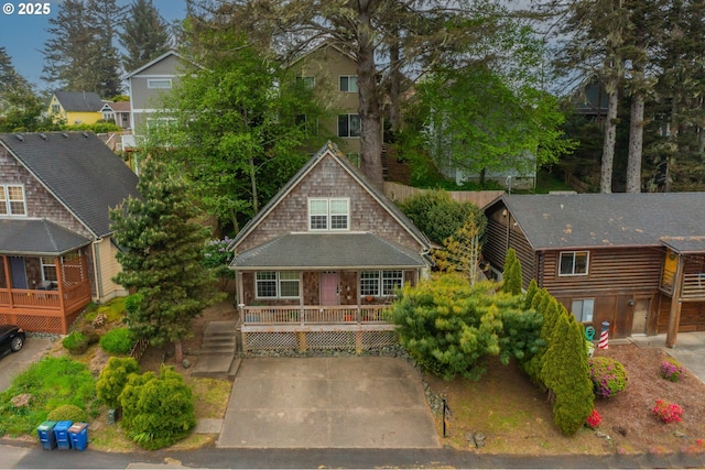 2064 NW 33rd St, Lincoln City, OR 97367 - view of front facade with covered porch