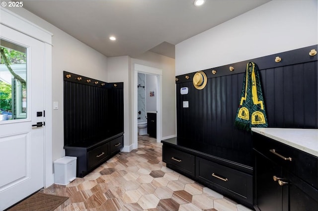 1051 Forest Meadows Way, Lake Oswego, OR 97034 - mudroom with recessed lighting