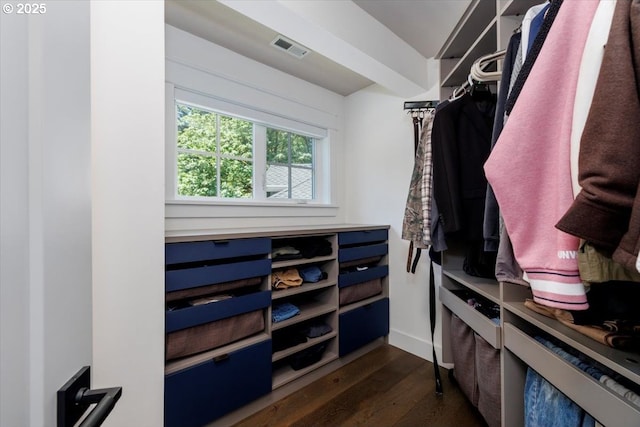 1051 Forest Meadows Way, Lake Oswego, OR 97034 - spacious closet featuring dark wood finished floors