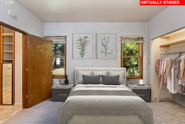 2170 Hubbard Creek Rd, Umpqua, OR 97486 - bedroom featuring light carpet